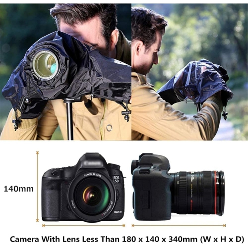 DSLR Mirrorless Camera Rain Cover Sleeve Raincoat Dust Proof Protector for Sony A7R V A7IV III II A7C A7RIV A7RIII