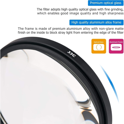 55mm Macro Close-Up Filter Set Macro Filter Accessory with Lens Filter Pouch for Sony A6600 A6500 A6400