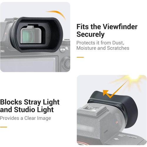 Viseur en silicone souple pour appareil photo viseur oculaire oculaire oculaire oculaire de viseur oculaire pour A7RIV A7RIII A7III A7SII A7RII A7II