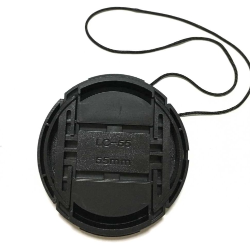 D3500 Lens Cap Compatible for Nikon D3500 D5600 w/AF-P 18-55mm, Compatible for Sony DSC-HX400 HX300 (2 Pack)