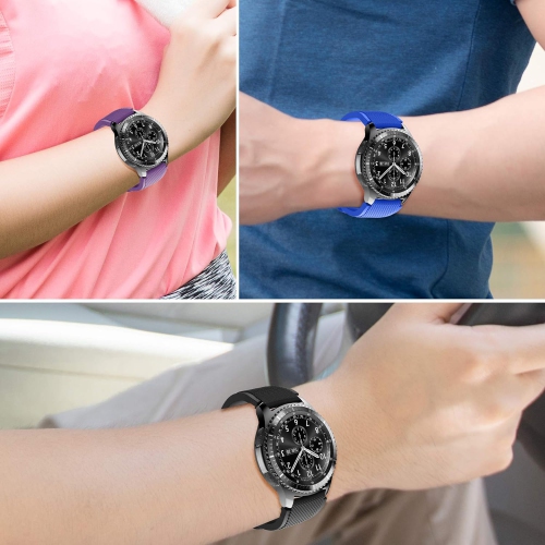 Smart Watch Band Compatible with Samsung Gear S3 Frontier/ Classic/Galaxy Watch 46MM ,12 Pack 22mm Soft