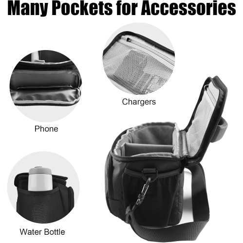 Compact Camera Bag Single Shoulder Crossbody Bag Camera Case Compatible for Canon Nikon Sony SLR DSLR