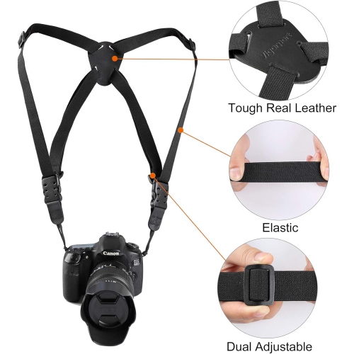 Camera Strap,Cross Shoulder Straps for Binoculars, Rangefinders with Canon, Nikon, Sony
