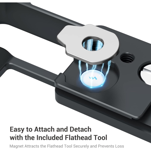 ZV-1 II ZV-1M2 ZV-1F ZV1F Camera Metal Grip Extension Bracket with LED Light or Mic Cold Shoe Mount, Must-Have