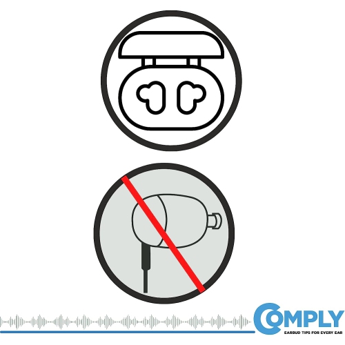 ™ Foam Ear Tips for Sony TrueWireless WF-1000XM4, WF-1000XM3, WF-XB700 | Ultimate Comfort | Unshakeable Fit |