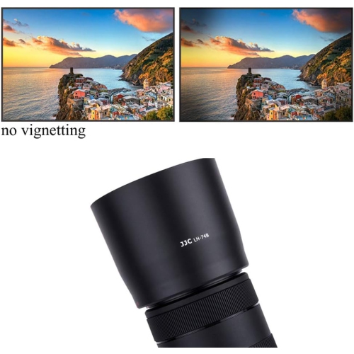 Camera Lens Hood Lens Shade for Canon EF 70-300mm f/4-5.6 is II USM Lens Replaces Canon ET-74B Lens Hood no