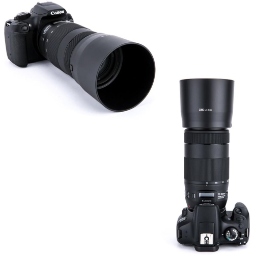 Camera Lens Hood Lens Shade for Canon EF 70-300mm f/4-5.6 is II USM Lens Replaces Canon ET-74B Lens Hood no