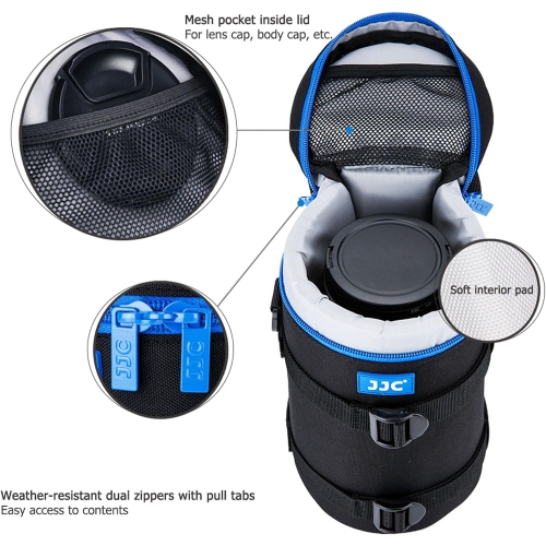 Large Camera Lens Pouch Case Bag for Canon EF 100-400mm, 70-200mm f2.8 III II, 180mm f3.5L, RF 600mm f11, AF-S