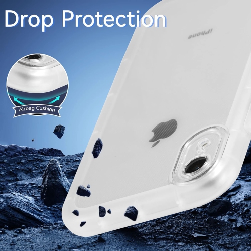 Case for iPhone XR,Clear Mobile Phone Case Soft TPU Silicone Case Non-Yellowing Crystal Case Scratch-Resistant