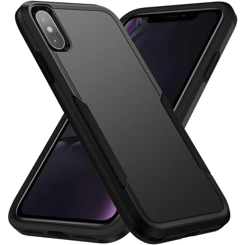 [Defender] Case for iPhone Xs Max, Durable Hard [Shockproof] Heavy Duty Bumper Cover