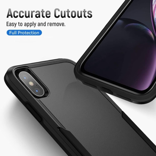 [Defender] Case for iPhone Xs Max, Durable Hard [Shockproof] Heavy Duty Bumper Cover