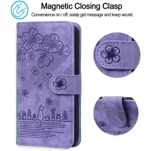 Étui à rabat pour iPhone 13, étui à fermeture magnétique en cuir de polyuréthane de qualité supérieure avec support à rabat