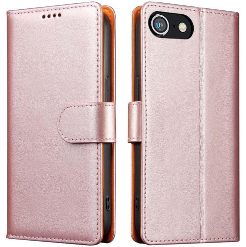 GENERIC  Iphone Se 2022 Case Iphone Se 2020 Case Iphone 8 Case Iphone 7 Case Genuine Leather Flip Anti-Theft Rfid