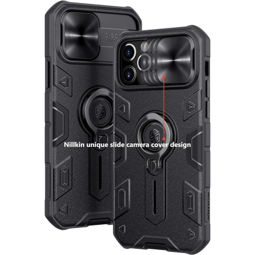 Compatible avec les étuis pour iPhone 12 Pro/12, CamShield Armor avec Slide Cover, PC et TPU résistant aux chocs