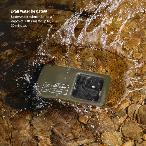 Pelican Marine - IP68 Waterproof Phone Pouch/Case - Floating Waterproof Phone Case - iPhone 14 Pro Max/