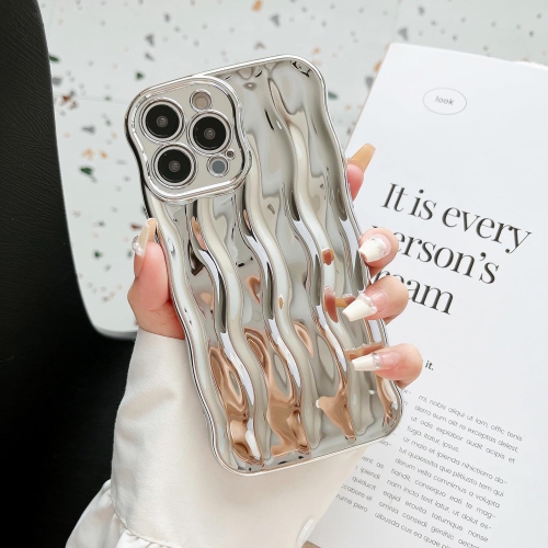 for iPhone 12 Pro Case 6.1 Inch Cute Wavy Curly Wave Phone Case Aesthetic Water Ripple Pattern Soft Bumper Case