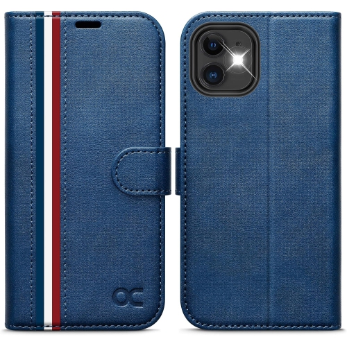 GENERIC  Compatible With Iphone 12 Case/compatible With Iphone 12 Pro Wallet Case, Pu Leather Flip Case With Card Holders