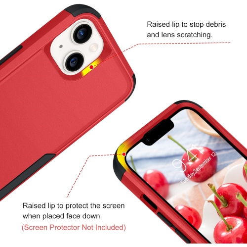 iPhone 13 Case, iPhone 13 Cases Heavy Duty 3 in 1 Full Body Rugged Non Slip Shockproof Hybrid Hard PC Soft TPU