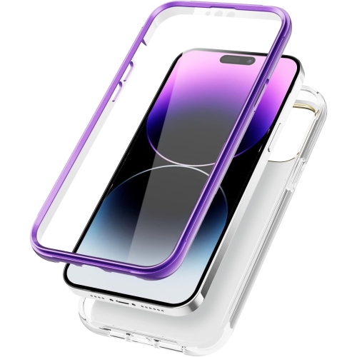 Phone Case for iPhone 14 Pro Max 6.7 inch with Screen Protector Cover Hybrid Luxury Cute Marble Full Body Hard