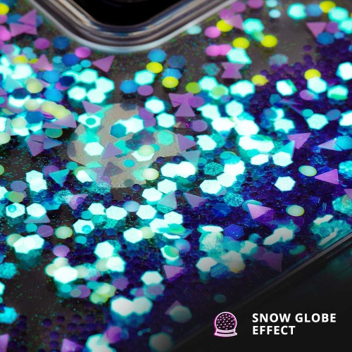 - iPhone Xs Case - Glow Waterfall - iPhone 5.8 - Purple Glow