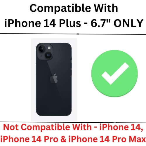 for iPhone 14 Plus Case, Embossed Butterfly Wallet Phone Case with Card Holder, Kickstand and Magnetic Closure -