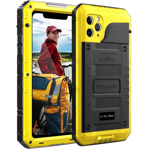 GENERIC  Compatible With Iphone 11 Pro Max Case Shockproof Waterproof Full Body Protective Heavy Duty Built-In Screen