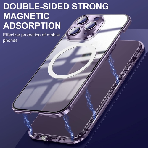 Case for iPhone 14 Pro Max, 360 Degree Double-sided Protection Compatible with Magsafe Magnetic Adsorption