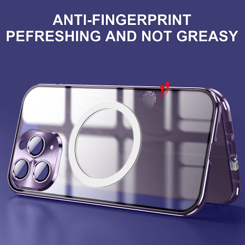 Case for iPhone 14 Pro Max, 360 Degree Double-sided Protection Compatible with Magsafe Magnetic Adsorption