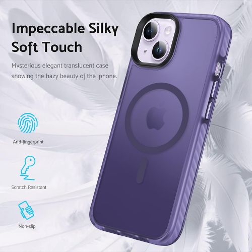Magnetic Designed for iPhone 14/13 Case, Compatible with Magsafe, Military Grade Drop Protective