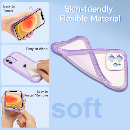 Case for iPhone 11 6.1 inch,Clear Mobile Phone Case Soft TPU Silicone Case Non-Yellowing Crystal Case