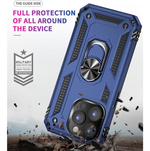 for iPhone 14 Pro Case, iPhone 14 Pro Phone Case with HD Screen Protector, [Military Grade 16ft. Drop Tested] Ring