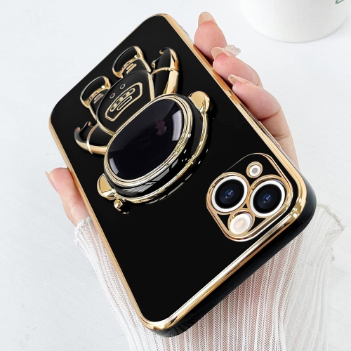 Compatible with iPhone 13 Case Cute 3D Astronaut Stand Design Camera Protection Shockproof Soft Back Cover