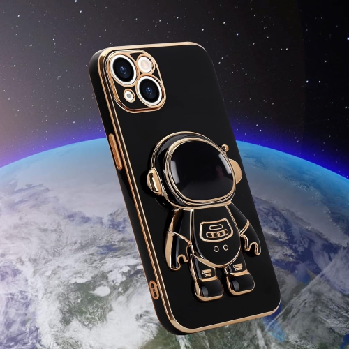 Compatible with iPhone 13 Case Cute 3D Astronaut Stand Design Camera Protection Shockproof Soft Back Cover