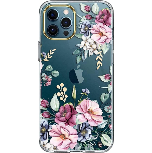GENERIC  Iphone 11 Pro Case, Iphone 11 Pro Cute Case With Flowers, for Girly Women, Shockproof Clear Floral Pattern Hard