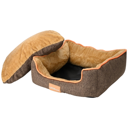 Ultra Soft Velvet Dog Beds For Small Dogs, Washable and Reversible Cushion Pet Beds for Dogs Cozy Sleeping Mat