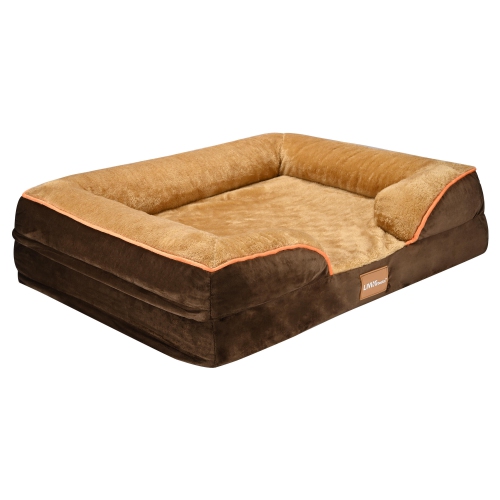 Waterproof Dog Bed Sofa With Removable Washable Cover, Pet Sofa for Dogs Cozy Sleeping Mat