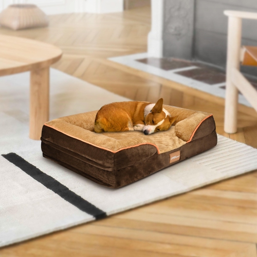 Waterproof Dog Bed Sofa With Removable Washable Cover, Pet Sofa for Dogs Cozy Sleeping Mat