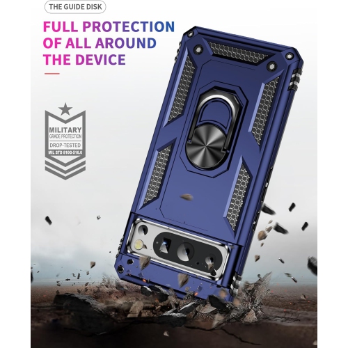 XCRS – Étui protecteur Armor double couche, anneau magnétique intégré avec béquille pour Pixel 8 Pro de Google 2023