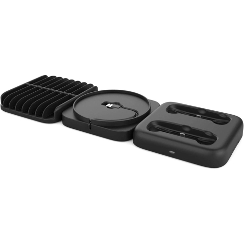 3In1 Vertical Stand for Xbox Series X Game Console Controller Dual Charger Dock Game charging station & Discs Storage, Game Accessories - stand