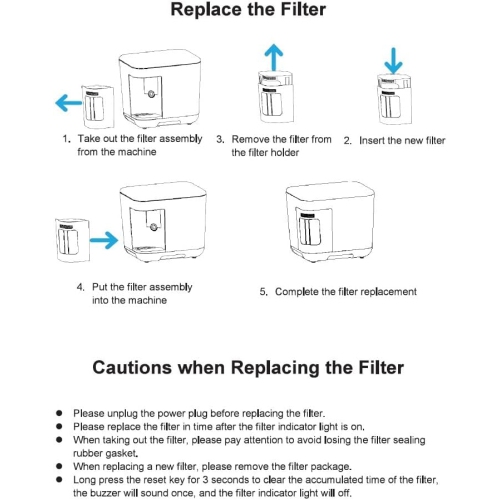 Filtre de rechange pour broyeur à déchets électroniques Puresonic