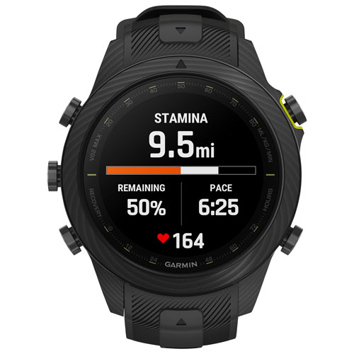 Garmin MARQ Athlete Carbon Edition 48mm Bluetooth Running Smartwatch - Black