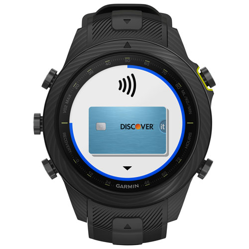 Garmin MARQ Athlete Carbon Edition 48mm Bluetooth Running Smartwatch - Black