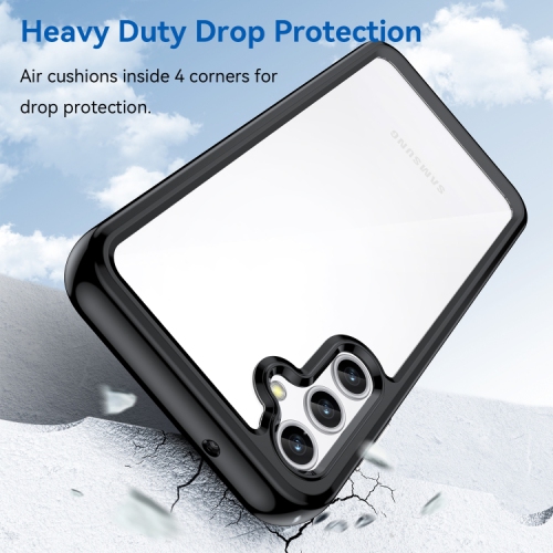 XCRS Slim Shockproof Crystal Acrylic Cover with Complete overall Protection, bumper and reinforced edges case for Samsung Galaxy S23 FE 5G 2023