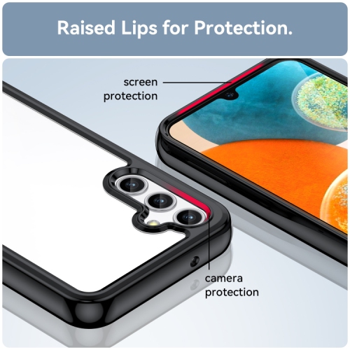 XCRS Slim Shockproof Crystal Acrylic Cover with Complete overall Protection, bumper and reinforced edges case for Samsung Galaxy S23 FE 5G 2023