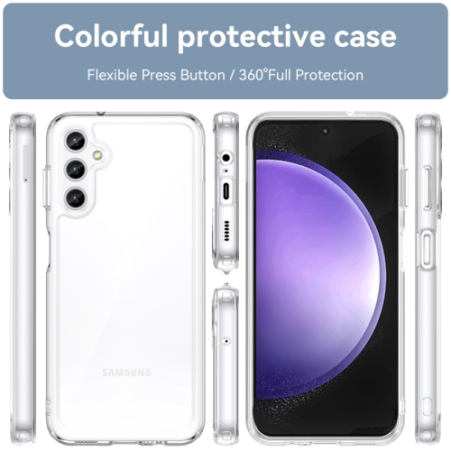 XCRS Slim Shockproof Crystal Acrylic Cover with Complete overall Protection, bumper and reinforced edges case for Samsung Galaxy S23 FE 5G 2023