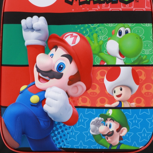 Super Mario Bros. Logo Characters 16" Kids Backpack