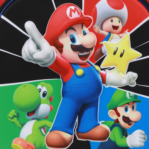 Super Mario Bros. Super Star Characters 16" Kids Backpack