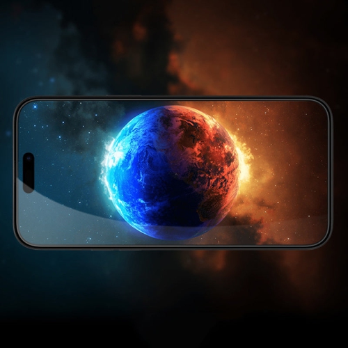 Protecteur d'écran ultramince en verre trempé 0,26&nbsp;mm de PANDACO pour iPhone 15 Plus