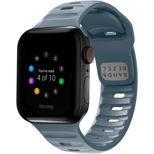 BAND & BEZEL  Sporty Apple Watch Band - Premium Fkm Apple Watch Bands, Iwatch Bands - Apple Watch Strap for All Sizes Watch Series 9 Ultra 8 7 6 5 4 3 2 1 Se Women Men 38/40/41