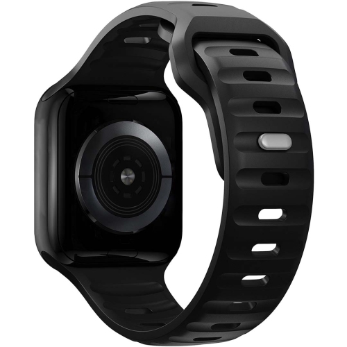 Bracelet et lunette sport Apple Watch - Bracelet Premium FKM Apple Watch, bracelets iWatch - Bracelet Apple Watch pour toutes les tailles Watch